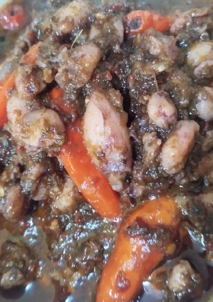Foto resep Cumi masak pedas