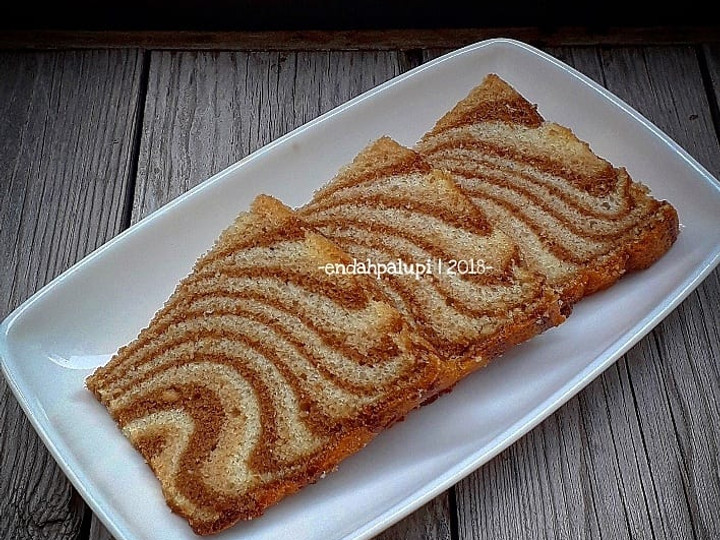 Cara Memasak Zebra cake putih telur Untuk Pemula