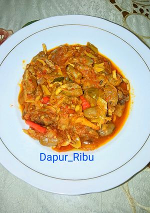 Foto resep Jantung Ayam Oseng Mercon