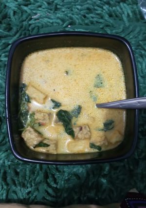 Foto resep Sayur Santan Tempe Tahu Kemangi Sederhana