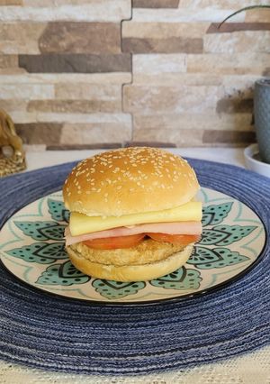 Una foto de Hamburguesas de pollo