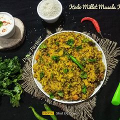 A picture of Kodo Millet Masala Khichdi.