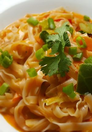 A picture of Thai Red Curry Noodles.