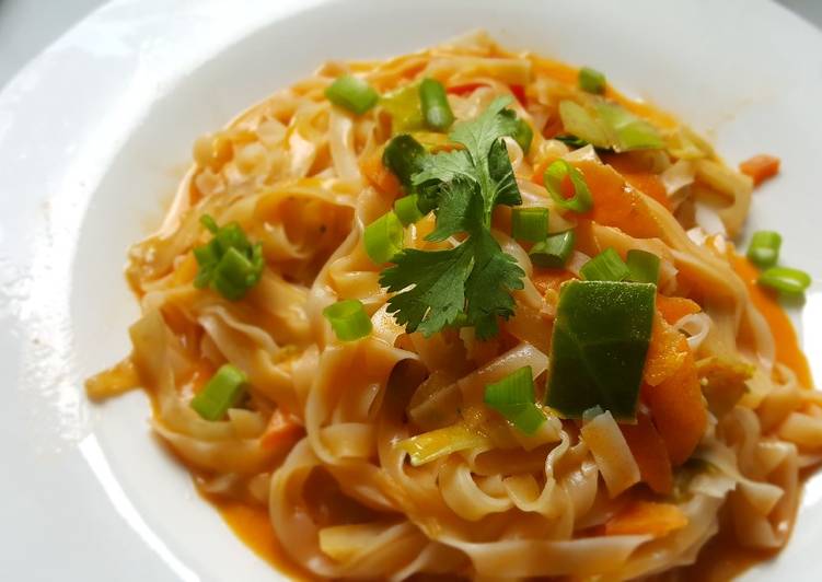 Recipe of Favorite Thai Red Curry Noodles