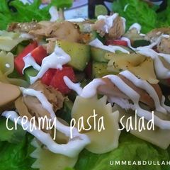 Creamy pasta salad 🥗 A picture of Creamy pasta salad 🥗.