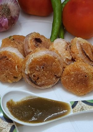अनियन रिंग टिक्की (onion ring tikki recipe in Hindi) रेसिपी मुख्य फोटो