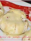 Champiñones rellenos de jamón y huevos de codorniz. (Thermomix)