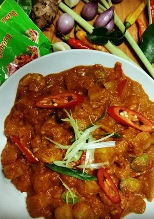 Foto resep Sambal goreng kentang udang resep desaku praktis