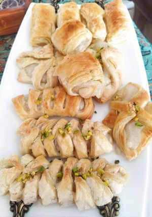 عکسی از دستور شیرینی با خمیر هزارلا