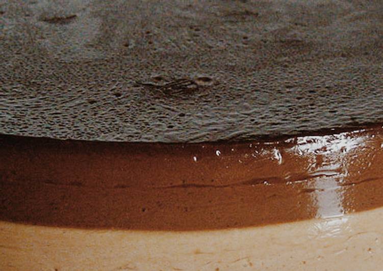 Tarta casera de 3 chocolates