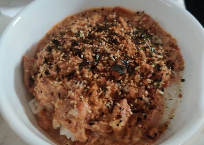 Canned Tuna "Oyakodon"