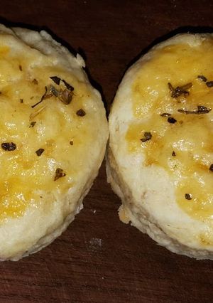 Una foto de Scones de queso y jamón