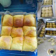 A picture of Roti sobek isi coklat empuk dan lembut.