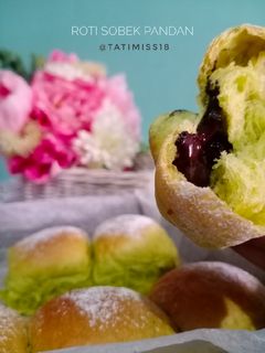 Foto resep Roti Sobek Pandan Suji