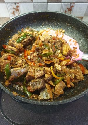 Foto resep Tuna daun jeruk pedas