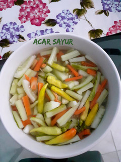 Foto resep Acar sayur mentah