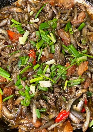 Hình của món Ròng ròng kho tiêu.