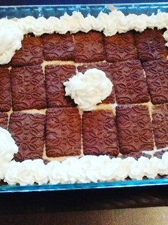 Una foto de Chocotorta sin queso