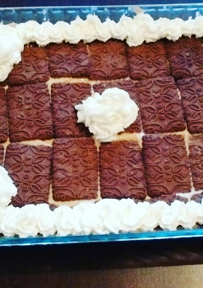 Una foto de Chocotorta sin queso