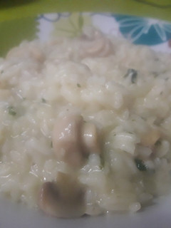 Una foto de Risotto con champiñones