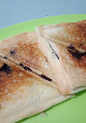 Foto resep Roti Bakar Keju Bluberry
