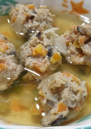 Foto resep Bakso ayam jamur shitake lembut,simple