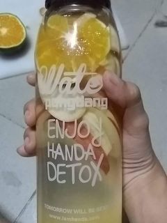 Hình của món Detox cam táo chanh.