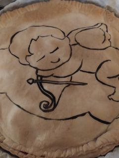 Foto di Focaccia con barbabietola e gorgonzola