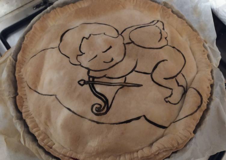 Focaccia con barbabietola e gorgonzola