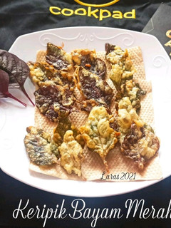 Foto resep Keripik Bayam Merah