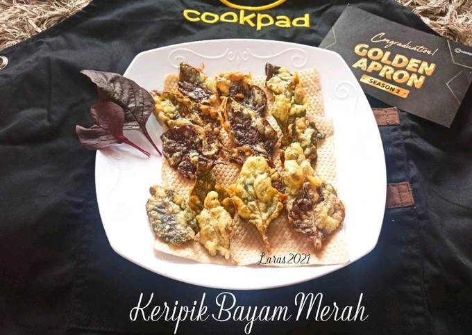 Keripik Bayam Merah