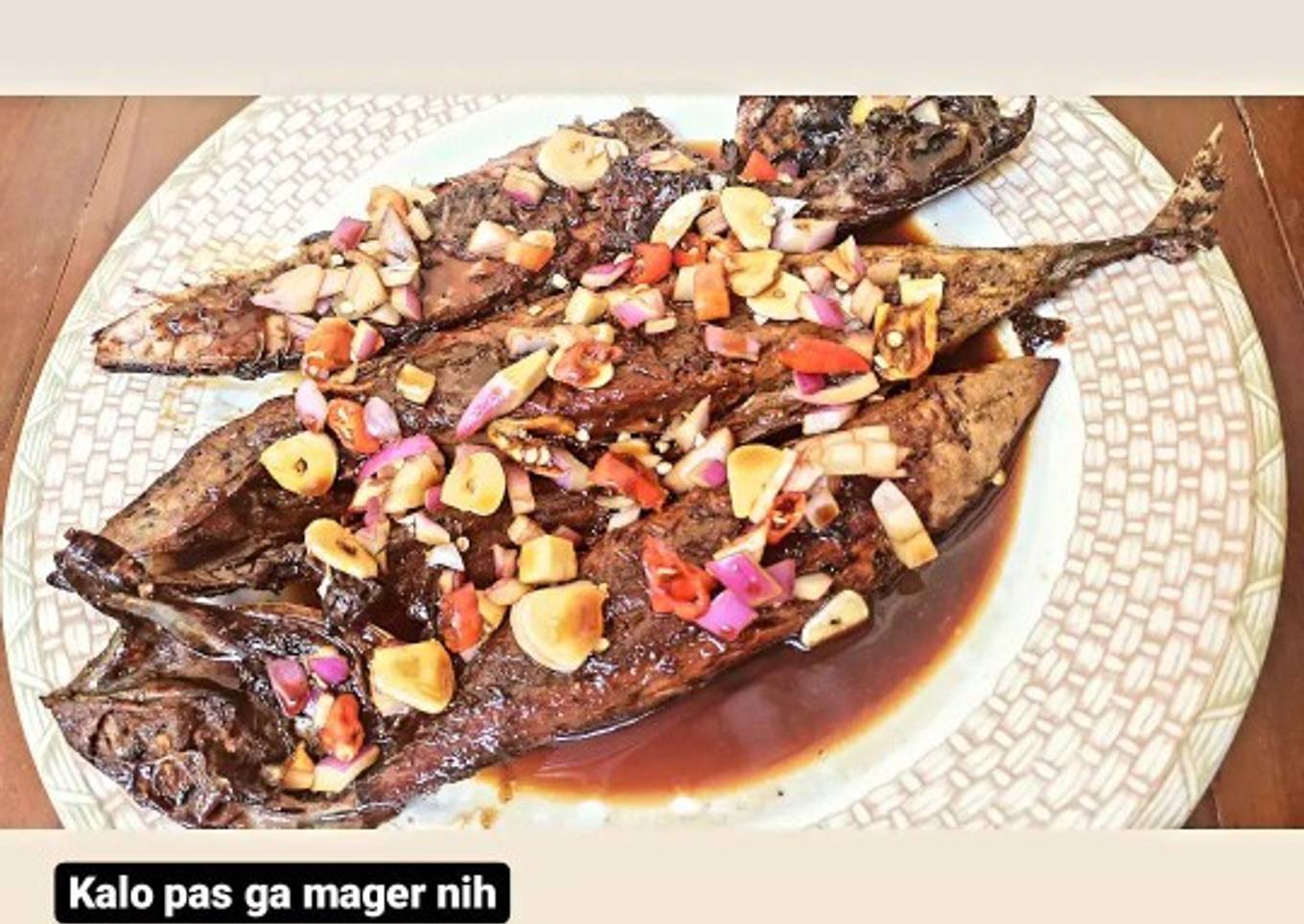 Ikan tongkol bakar