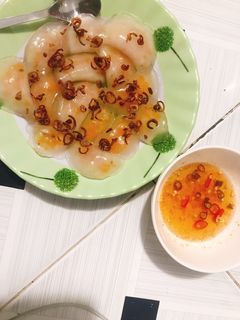Hình của món Bánh bột lọc nhân rau củ.