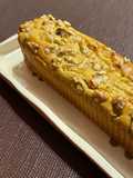 Budín de banana y nuez con harina de almendras