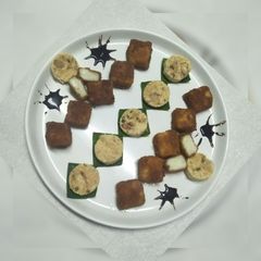 A picture of #Fried milk bar and Instead kharwas(milk pudding) recipe#.