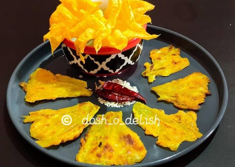 Recipe of Homemade ODIA KAKHARU PHULA PITHA / PUMPKIN FLOWER FRITTERS