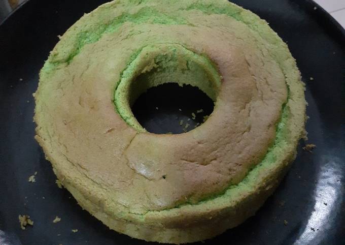 Tutorial Memasak Resep Chiffon cake pandan