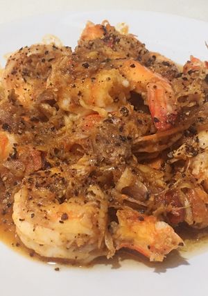 รูปของ กุ้งผัดเนยพริกไทยดำ