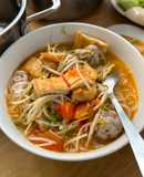 Bún đậu mọc