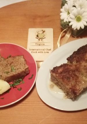 O poză a rețetei Ruladă de carne tocată.