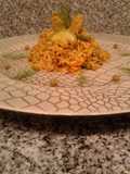 Arroz vegano con ramas de hinojo!