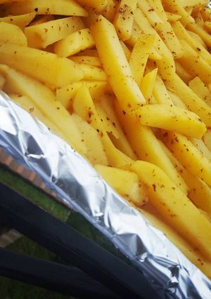 A picture of Baked fries.