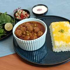 خورشت نخود فرنگی با کوفته قلقلی-レシピのメイン写真