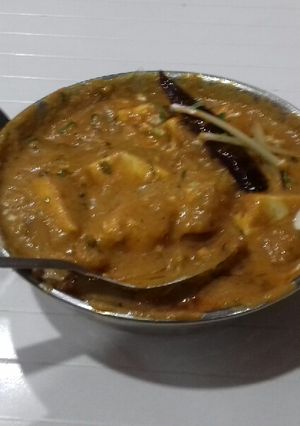 A picture of Kadahi paneer.