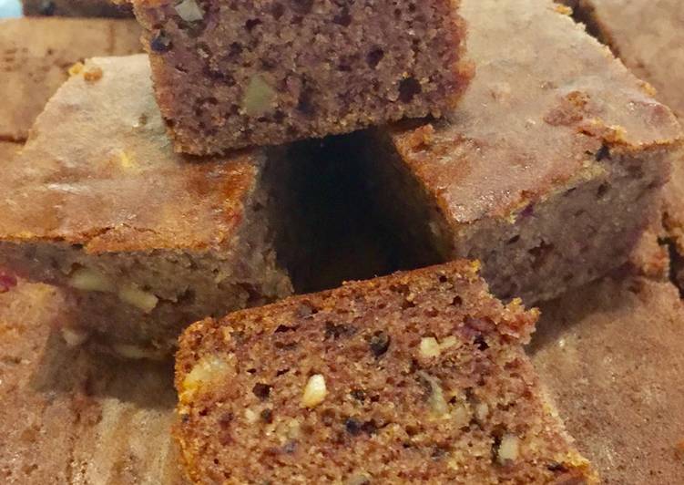 Step-by-Step Guide to Make Any-night-of-the-week Eggless sugarfree date and walnut cake