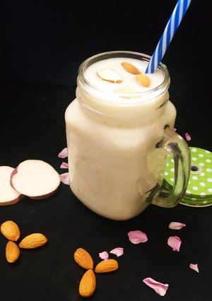 A picture of Sweet Potato Almond Smoothie.