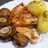 Lomitos de salmón y portobello
