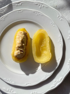Una foto de Patatas rellenas al horno