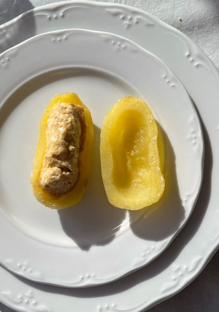 Una foto de Patatas rellenas al horno