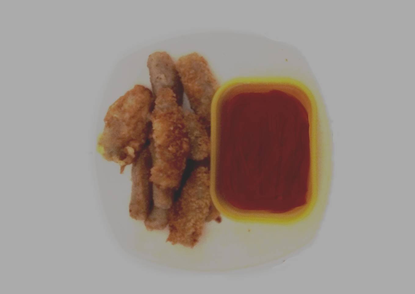 Empek empek udang rebon